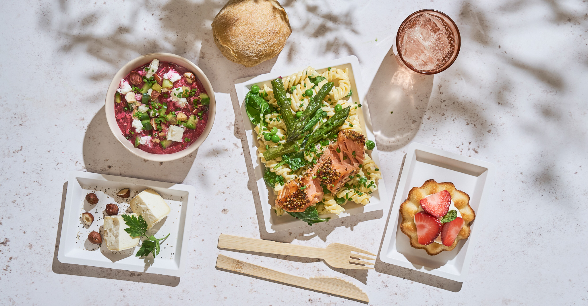 Livraison plateaux repas entreprise – plateau du mois de mars Tout&Bon