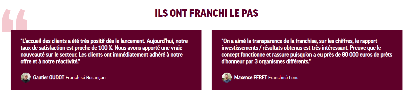 equipe franchisé traiteur entreprise tout et bon