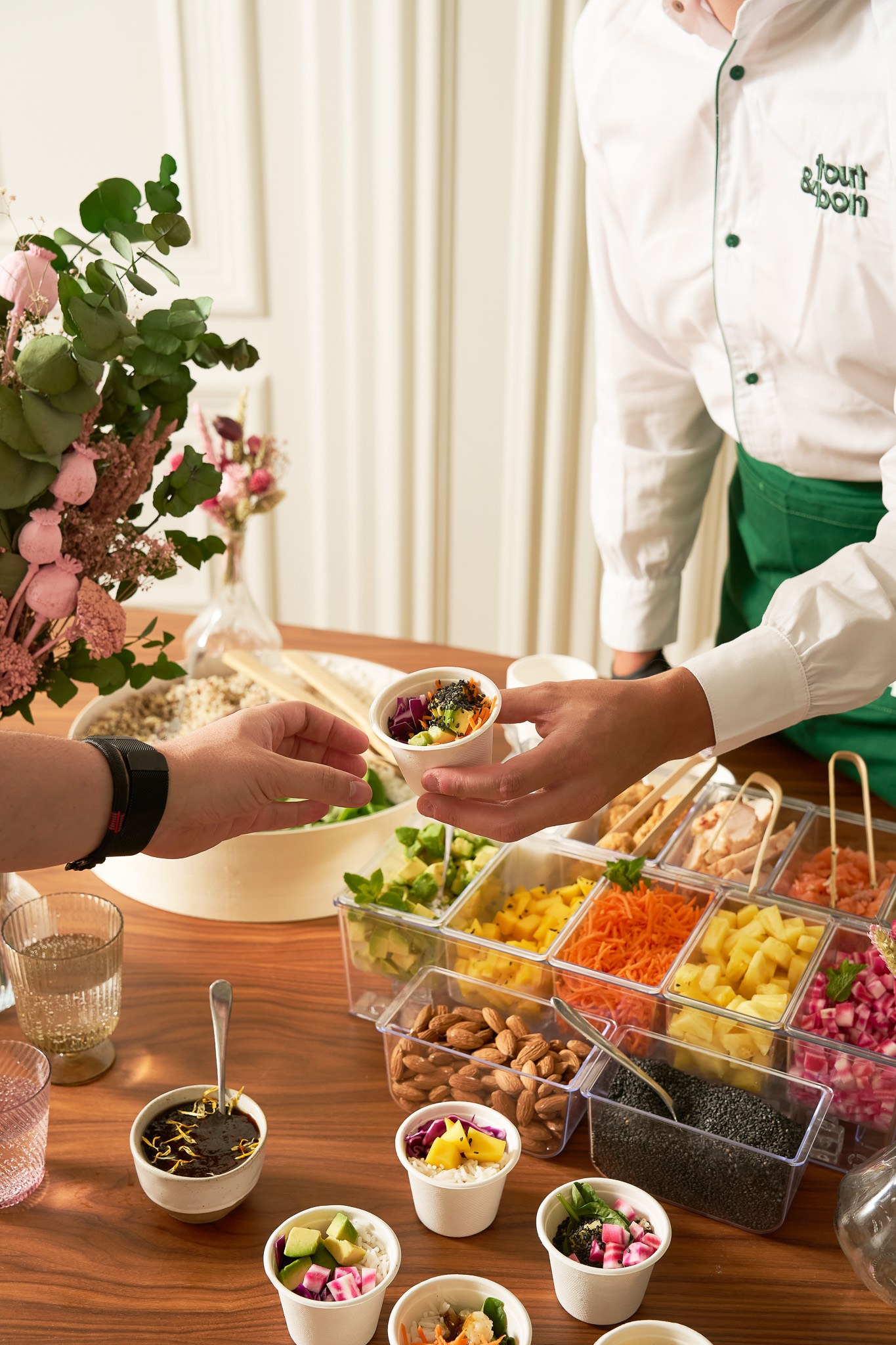 animation poké bowls événement entreprise