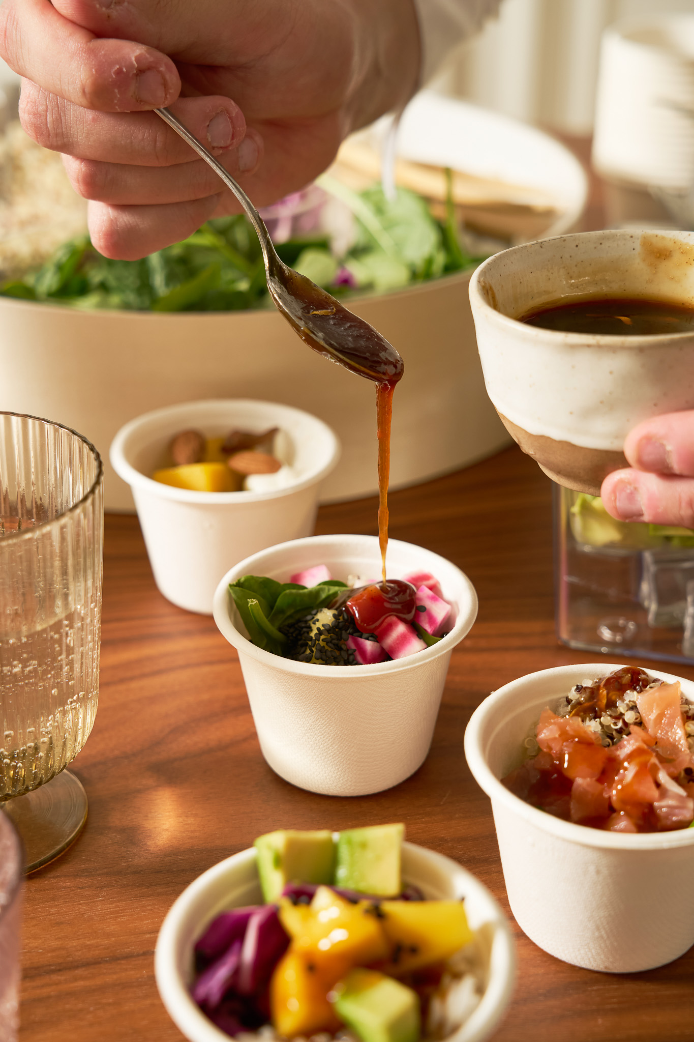 animation poké bowls événement entreprise