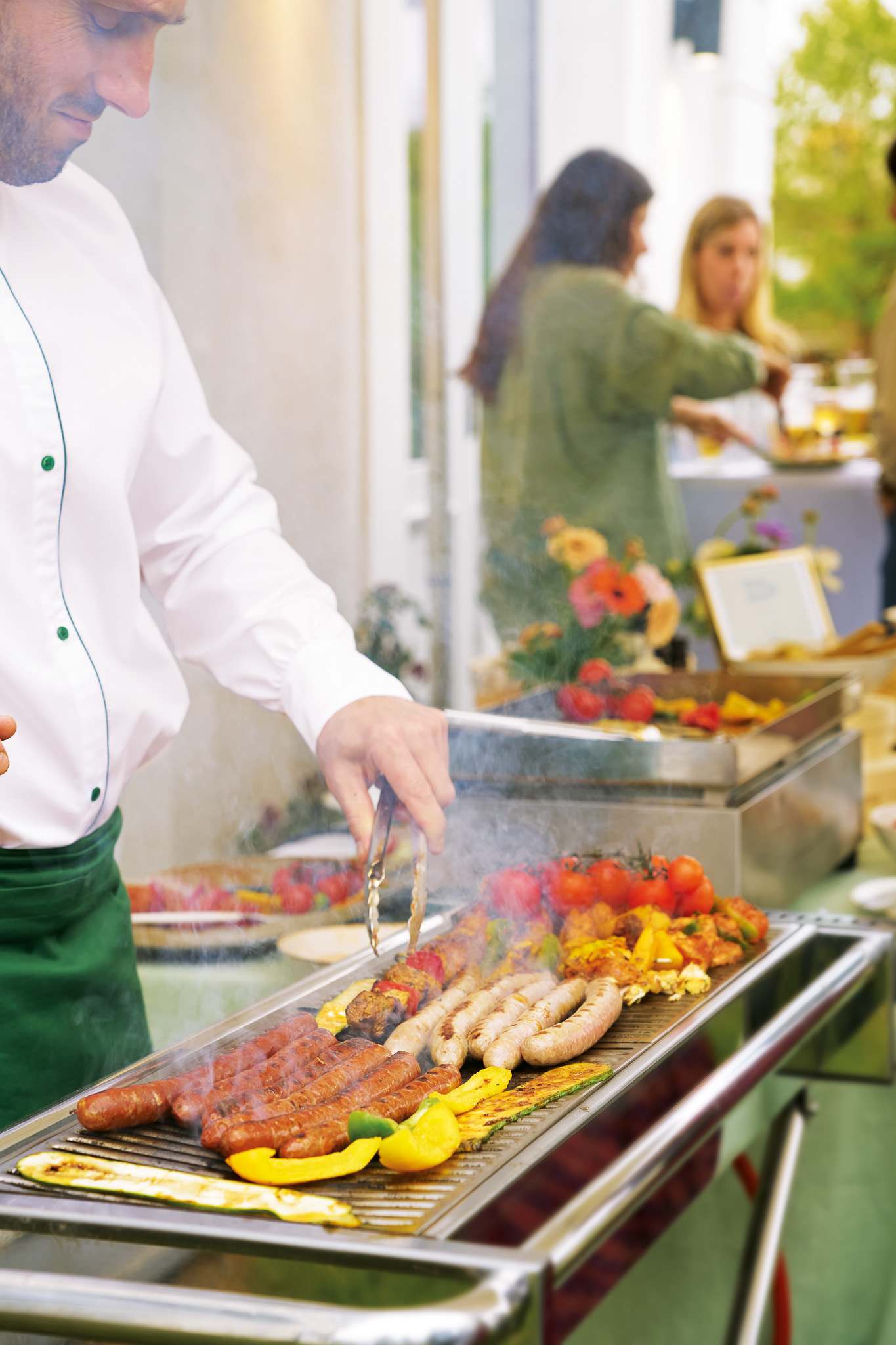 animation barbecue événement entreprise traiteur