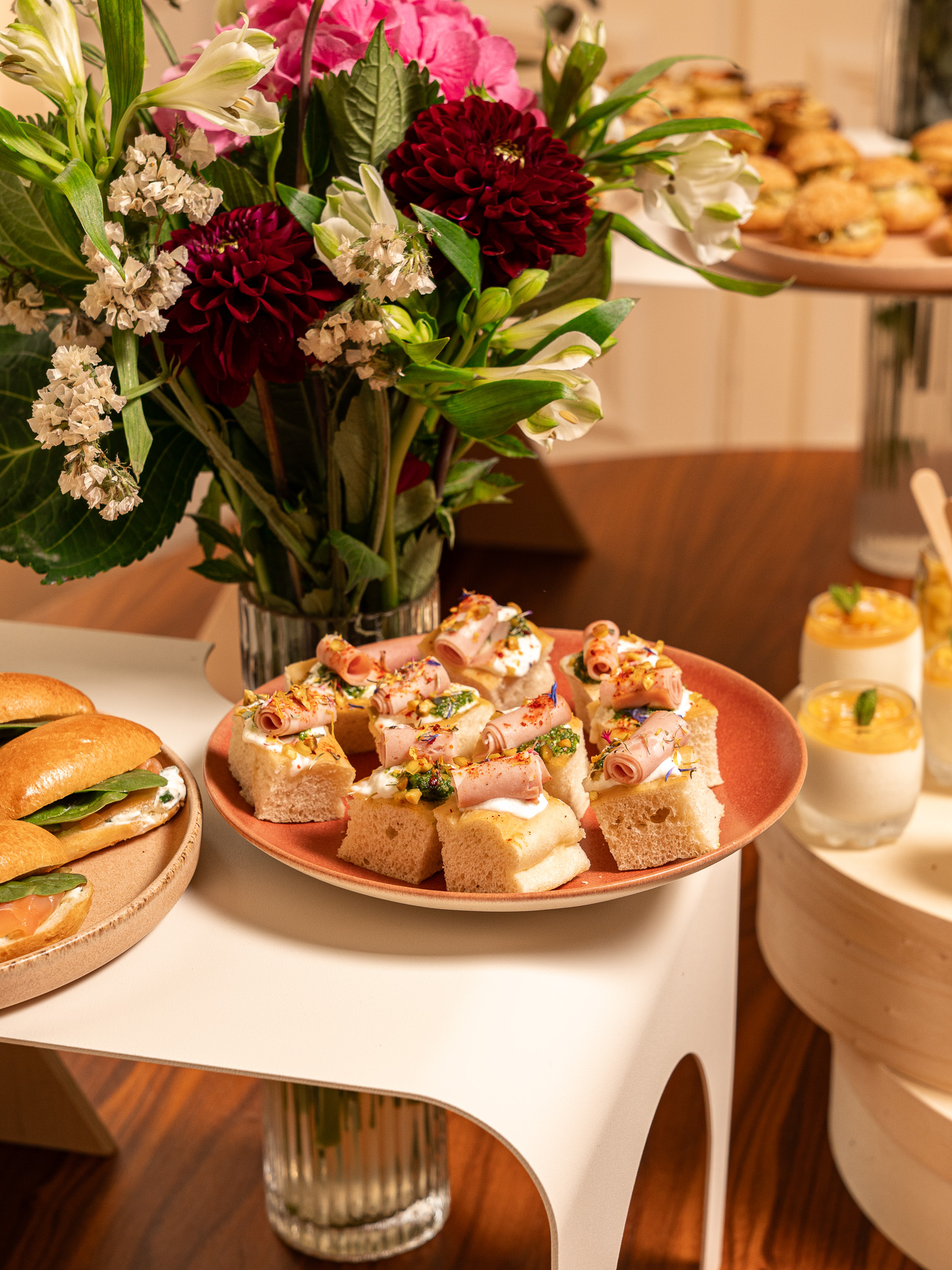 buffet entreprise decoration haut de gamme traiteur