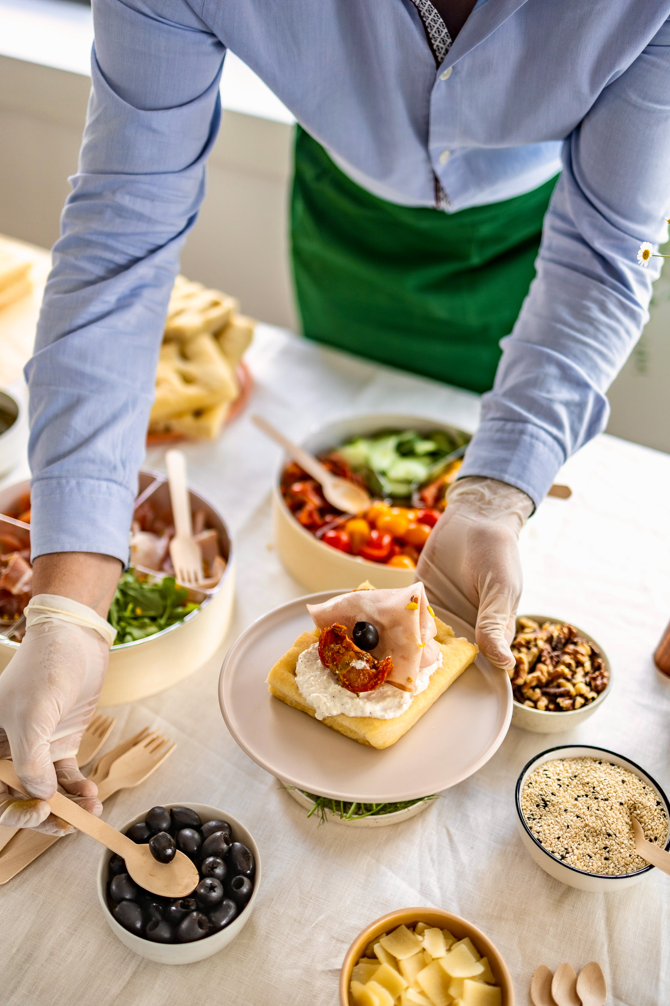 animation focaccia street food événement entreprise