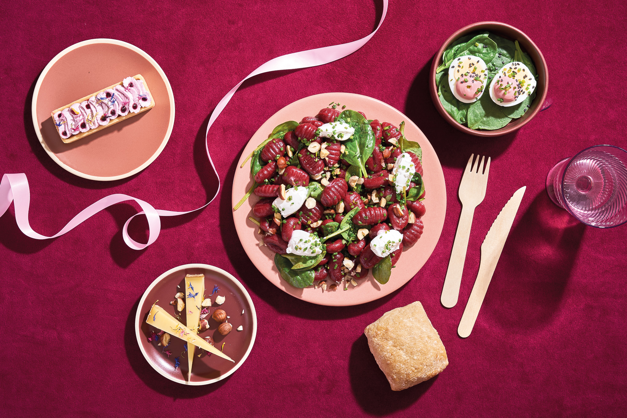 plateau repas le ruban rose